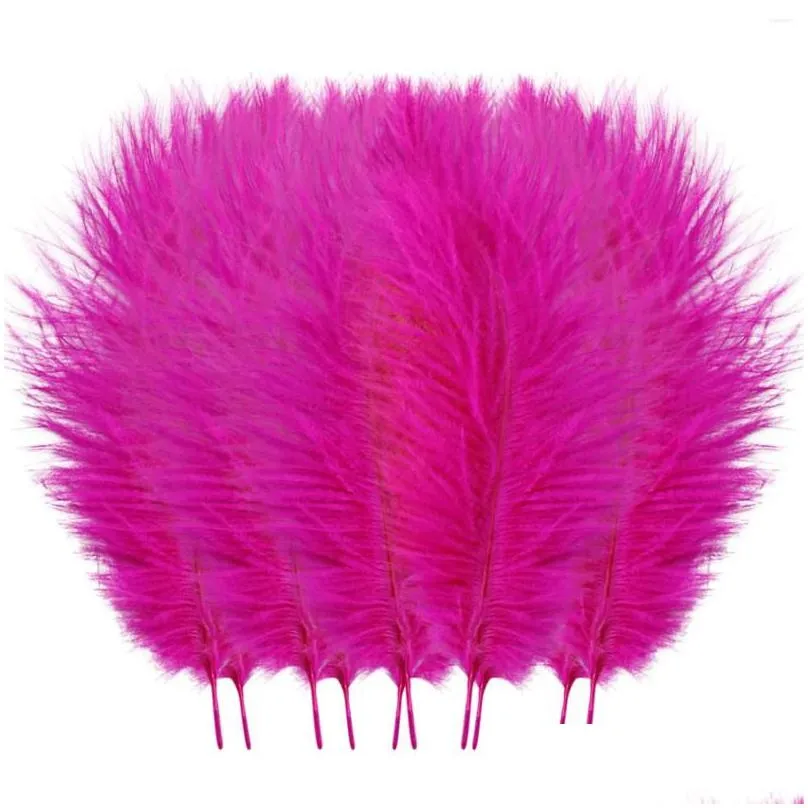 Party Decoration Party Decoration 10st/Lot Natural Mticolor Ostrich Feathers Wedding Home Diy Floating Plumes Table Centerpiece Craft Dhwib