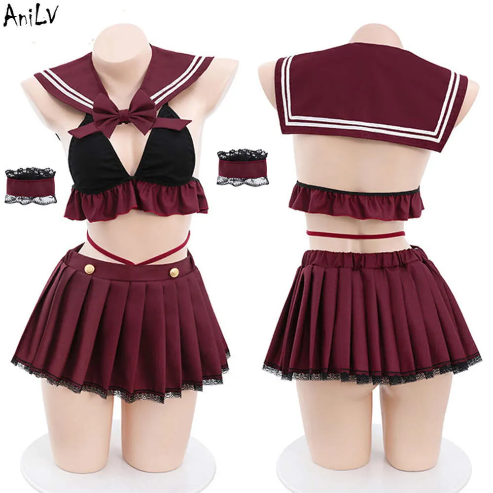 Ani Japanese Anime Student Girl School Uniform Costumes Women Sailor Swimsuit Outfit Cosplay cosplay