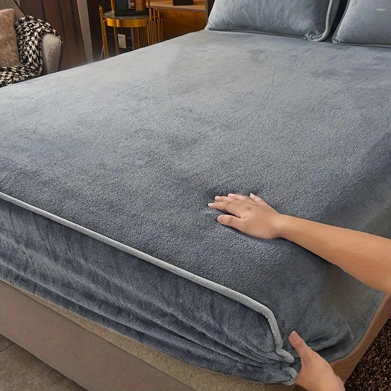 Bettwäsche-Sets verbessern den Komfort Ihres Schlafzimmers mit diesem weichen, luxuriösen Spannbettlaken aus Milchsamt!