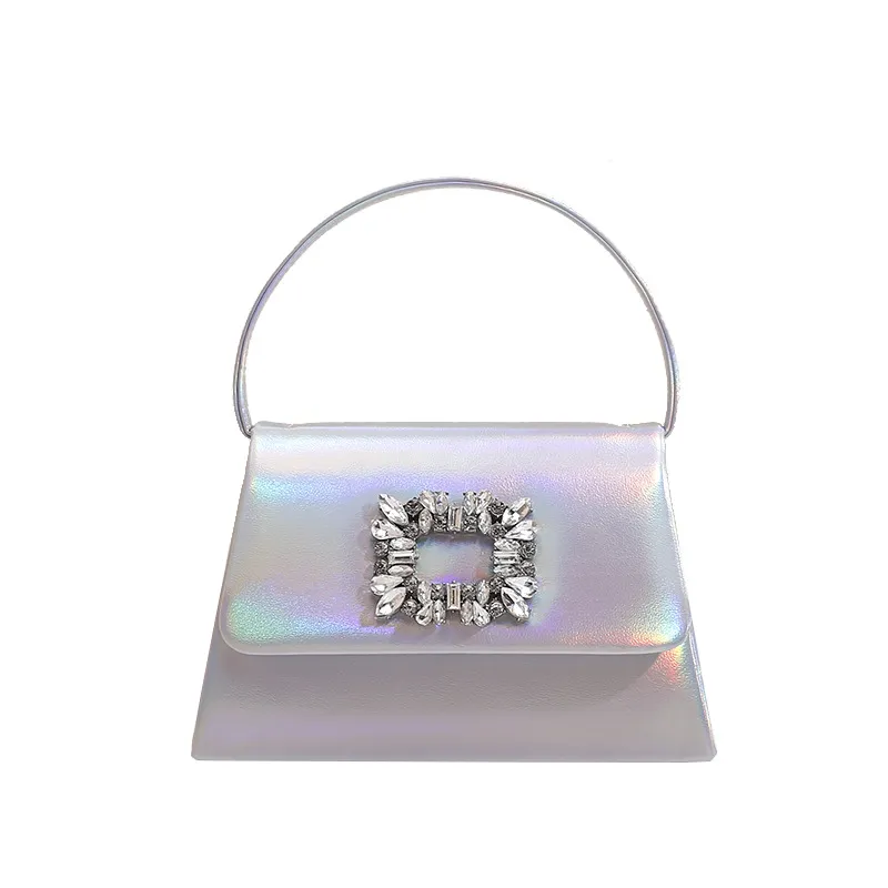 Nouveau sac à boucle en bandoulière strass portable Joker mode dames