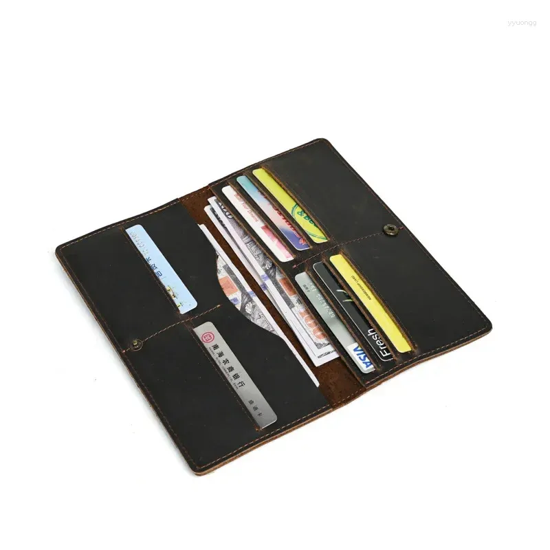 Buy Wholesale China Card Holder Leather Wallet Men Long Design Quality  Passport Cover Fashion Casual Men's Purse Zipper Multi-function Purse &  Purse at USD 6.5 | Global Sources