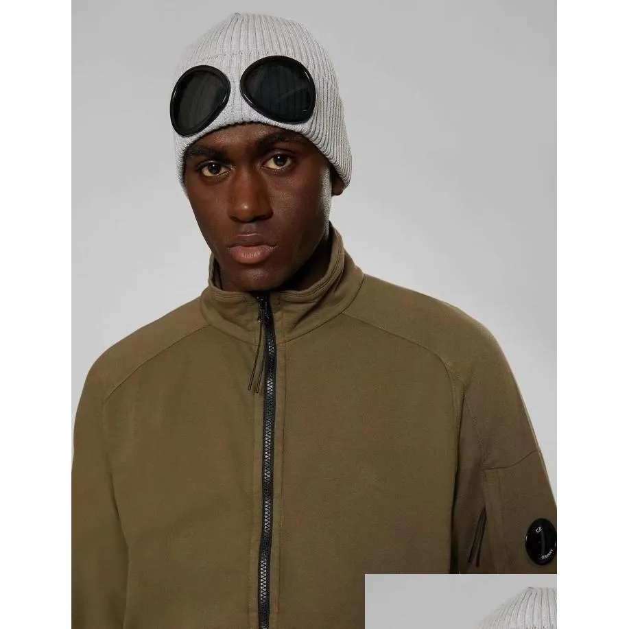 Cp company cap with goggles hot sale