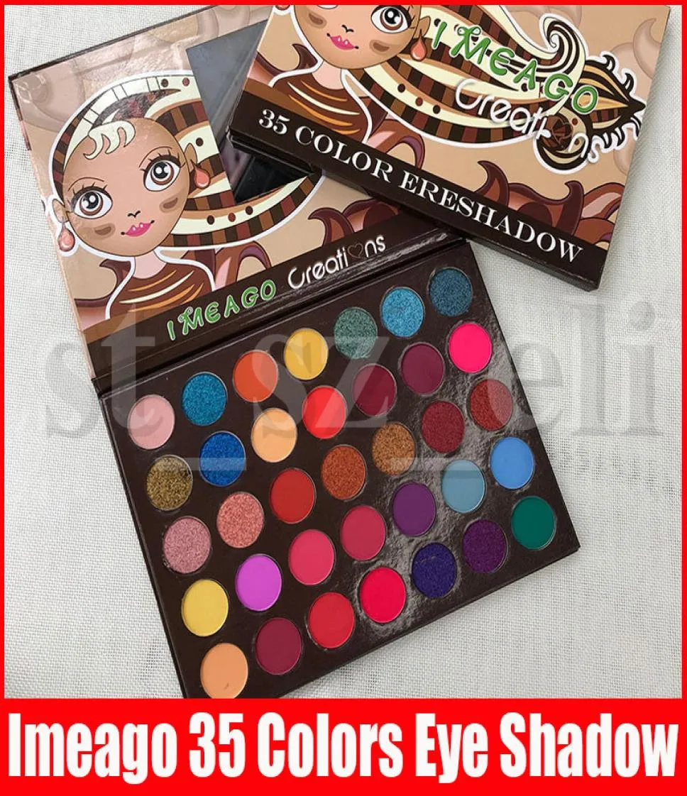 IMEAGO Creations Oogmake-up Matte Oogschaduw Palet 35 kleuren Preseed Pigment Smoky Eye Shadow Palette2441691