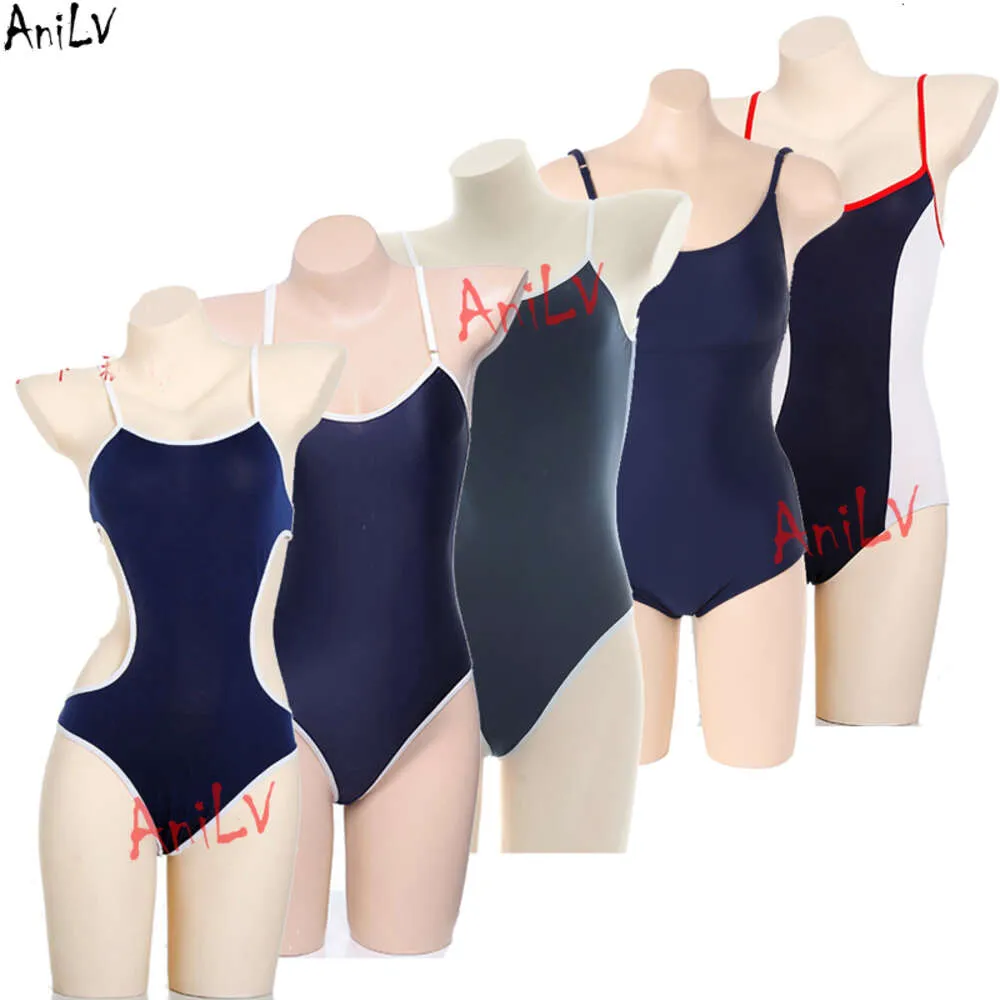 Ani japonais Anime école étudiant une pièce maillot de bain série Cosplay femmes body maillots de bain Lingerie uniforme ensemble Costumes cosplay