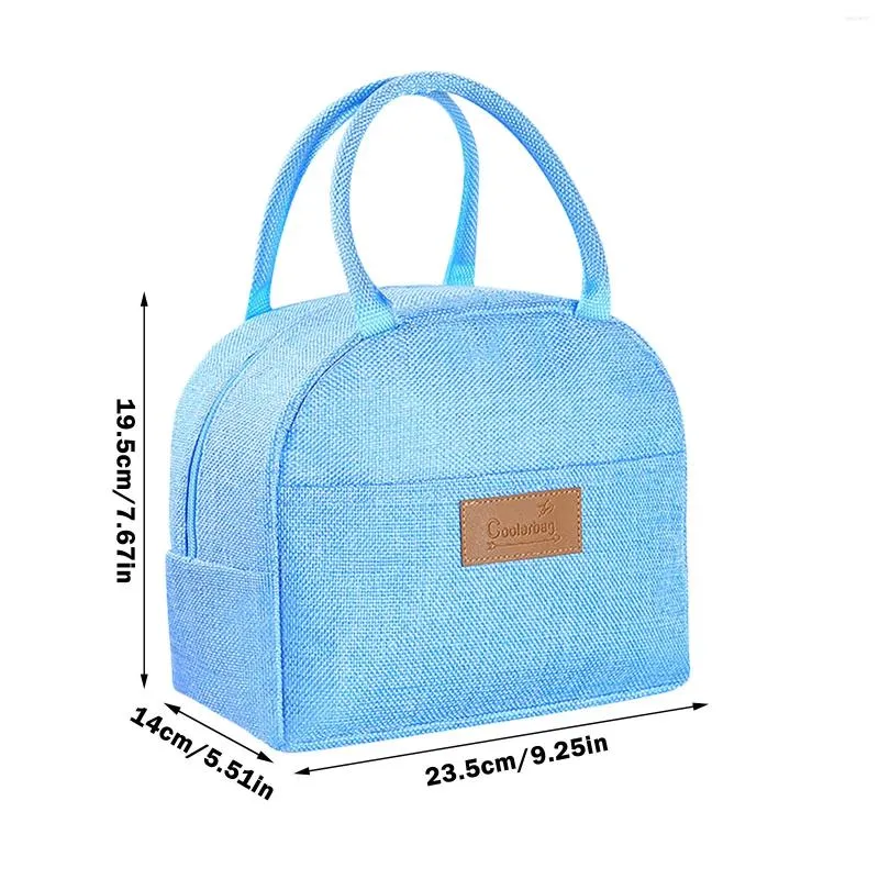 Boîte de vaisselle, sac thermique de travail de voyage, rangement Portable, Bento isolé pour femmes, sacs pour travailler avec des conteneurs