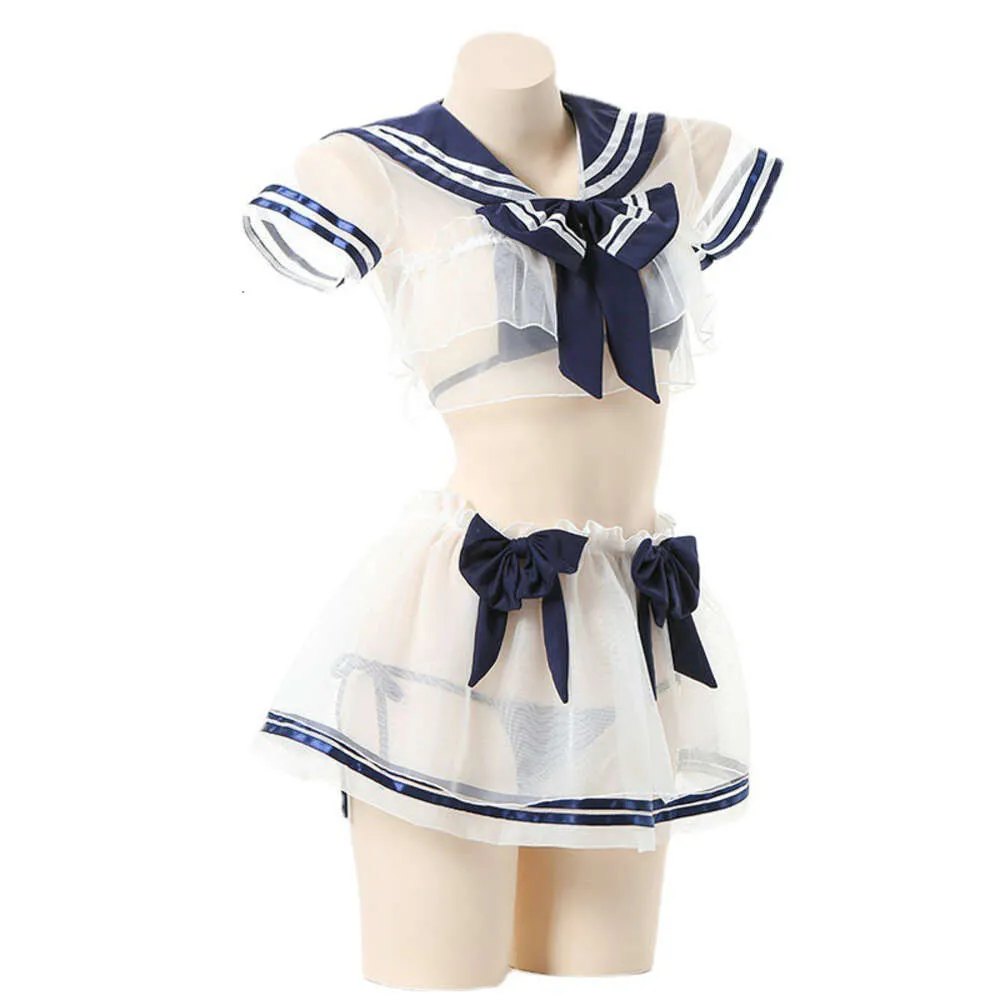 Ani Anime Student Sailor Swimstuit Kleid Bademode Unifrom Frauen Leder Schleife Nachthemd Pamas Outfits Kostüme Cosplay Cosplay