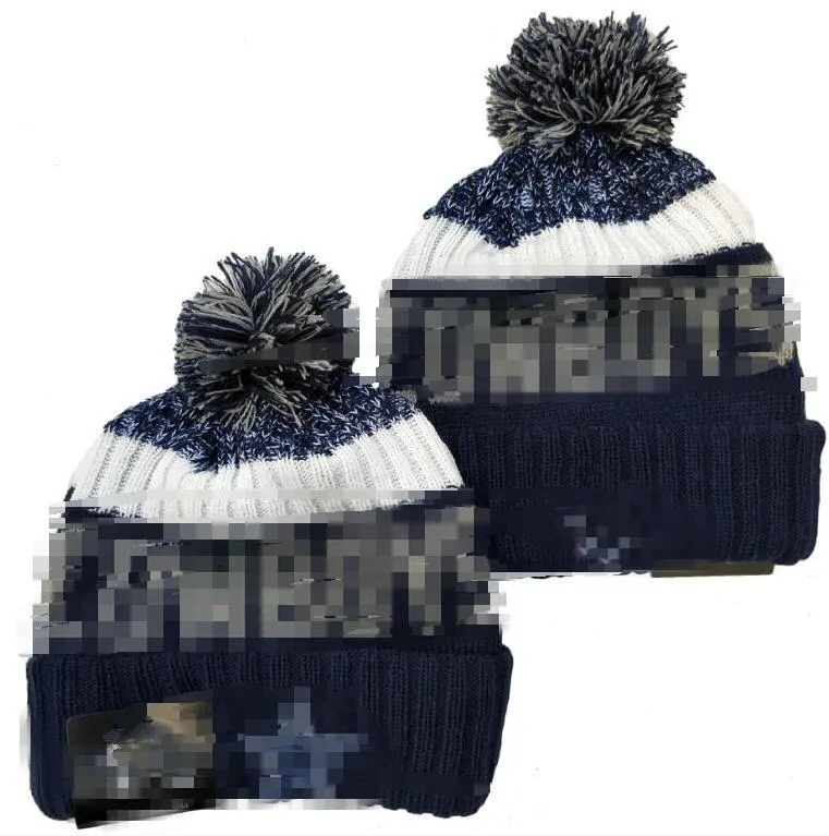 Dallass Beanie Beanies Dal Sox La NY North American Baseball Team Side Patch Winter Wool Sport Knit Hat Pom Skull Caps A9