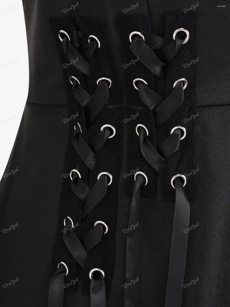 ROSEGAL Plus Size Lace Up Button Ruched Dress Jackets For Women