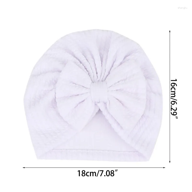 Filtar B2eb Swaddle Filte Beanie Hat Bow pannband för Baby Boys Girls Breattable Skin Friendly SleepSack Född sängkläder