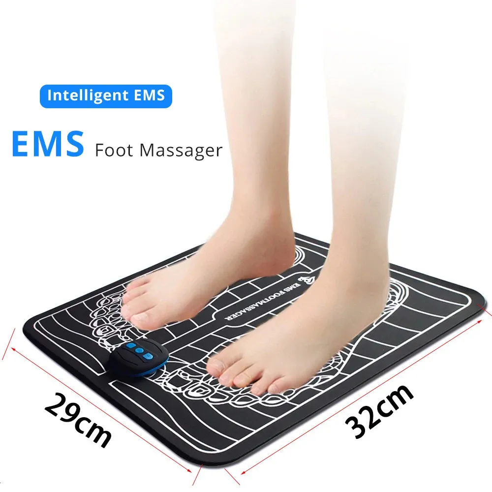 Ems Foot Massager Pain Relief,Electric EMS Massage Machine,Rechargeable
