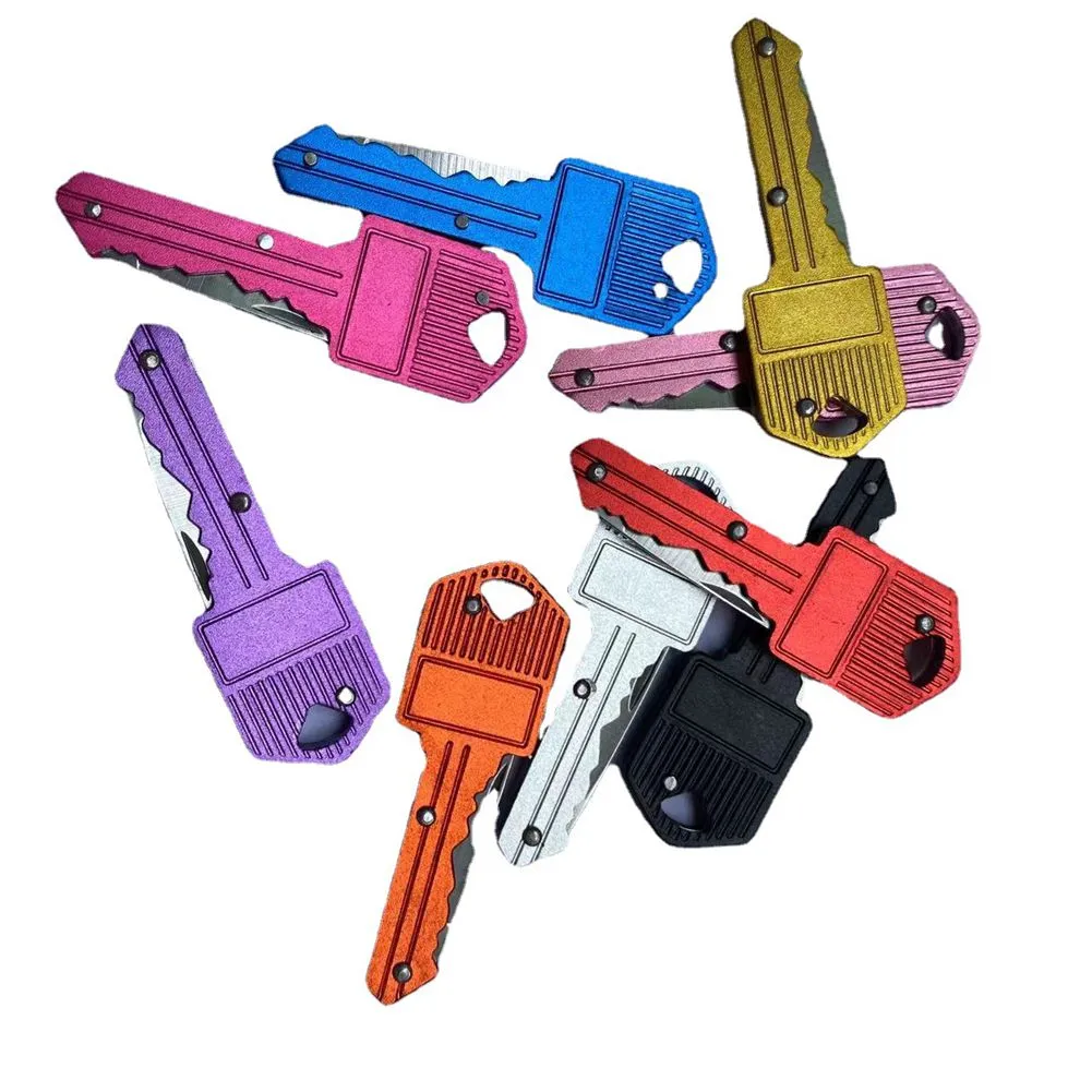 12 cm de aço inoxidável faca dobrável keychains mini facas de bolso ao ar livre camping caça a facas de combate tático ferramenta de sobrevivência