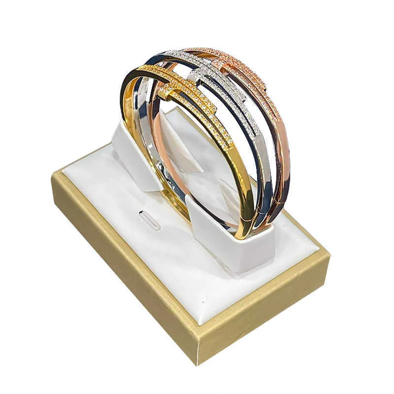 Projektant bransoletki artier Titanium Stal internetowy sklep internetowy australias bestsellerowa miedziana mikro inkrustowana biżuteria cyrkon oryginalne złote galwaniza