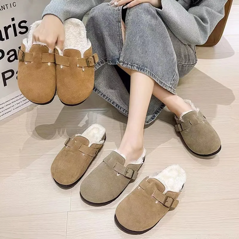 Designer Birks Boston Clogs Sandaler Män Kvinnor Cork Flat Arizona Mayari Slippers Mocka Snake Eather Slide Ful Birk Cog Flip Flops Buckle Strap Bomullsplattform Slides