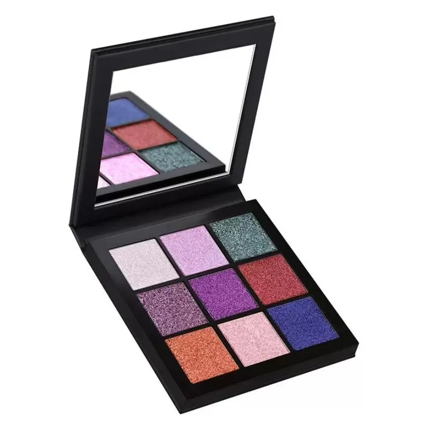 Make-up 9 kleuren oogschaduw Pearly Smoke Make-up oogschaduw 9-kleuren diamantplaat C1