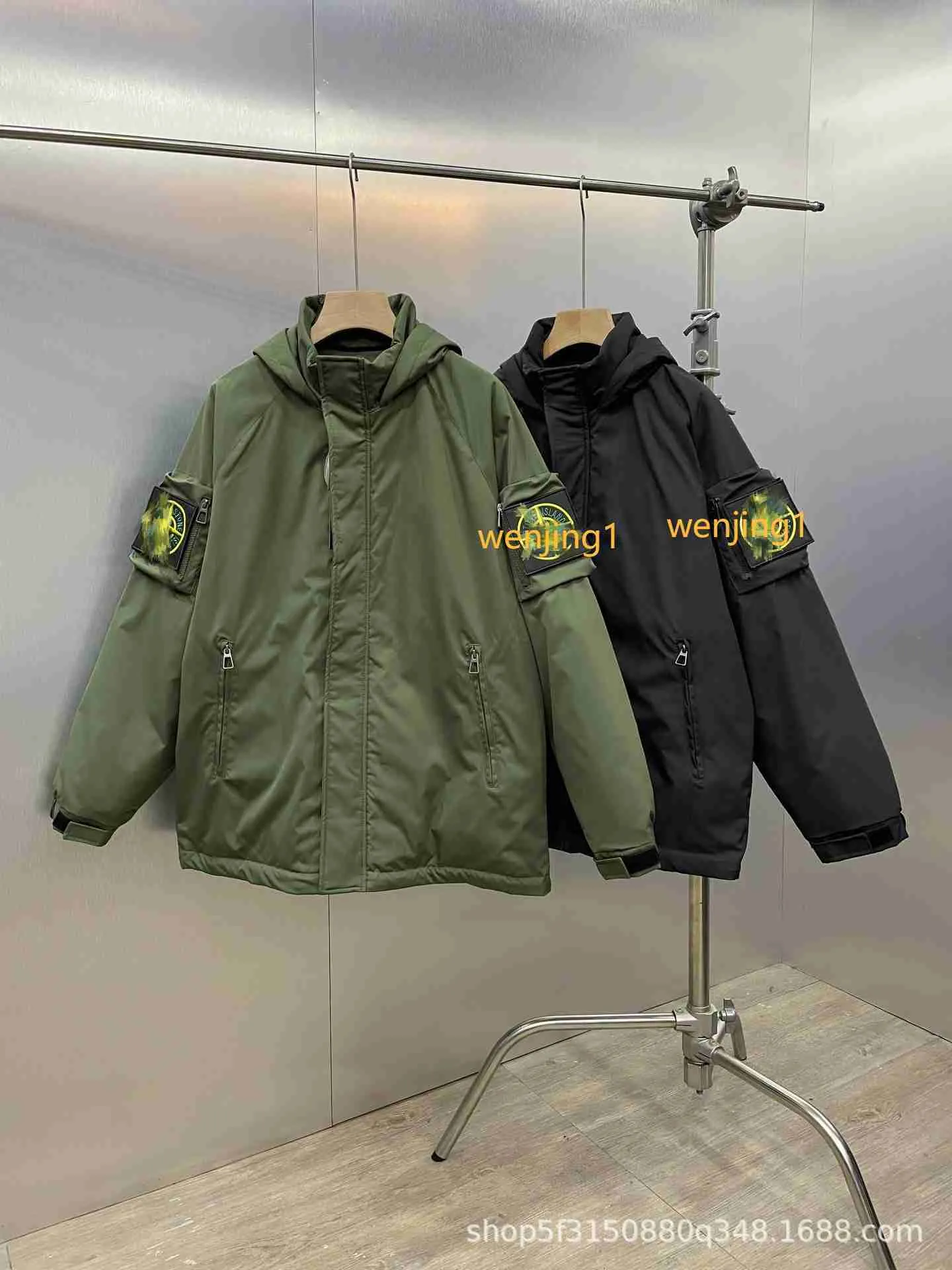 American Fashion Brand Stone Autumn and Winter New Outdoor Sprint Coat Waterproof Warm Same Style Island for Men Women