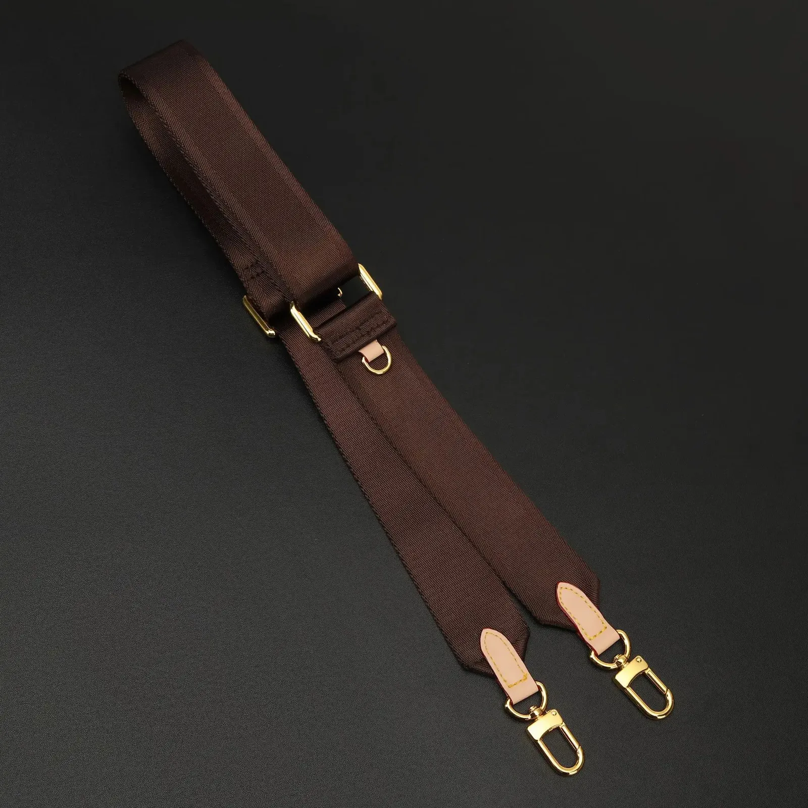 High Quality Real Leather Bag Parts Canvas Straps Women Adjustable