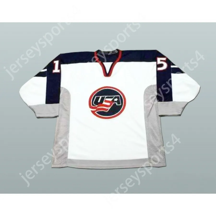 Custom BRETT HULL 15 USA NATIONAL TEAM HOCKEY JERSEY ANY PLAYER OR