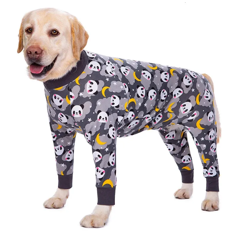 Abbigliamento per cani Grandi vestiti Tuta Abbigliamento grande Pigiama Corgi Samoiedo Husky Labrador Golden Retriever Border Collie Costume 231031