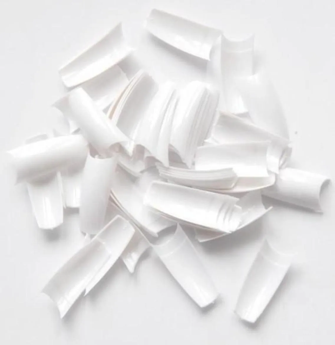 500pcs In A Pack French Nail Tips 10 Different Size White French False Nail X11352448954