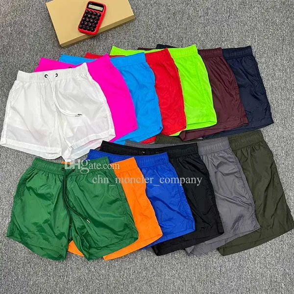 Designer Herren S 13 Farben Kurze Männer und Frauen Sommer Schnell trocknend Wasserdicht Lässige Fünf-Punkt-Hose Lässige Bade-Strandshorts Größe EU XXS--XXL