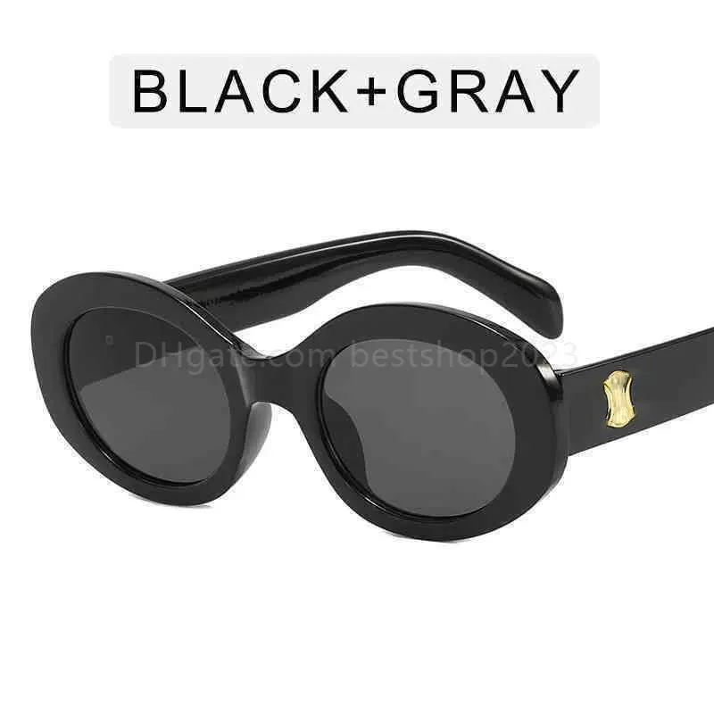 Luxury Designer Trendy Sunglasses 2022 Oval Trumpalis Sunglass Goggles