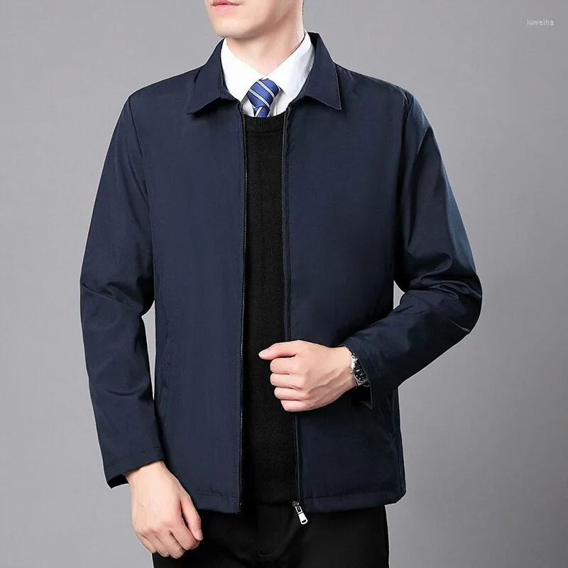 Men's Jackets Crocodile Brand Men's Coat Leisure Jacket Quality Blazer Spring Autumn Business Gentleman Collar Slim