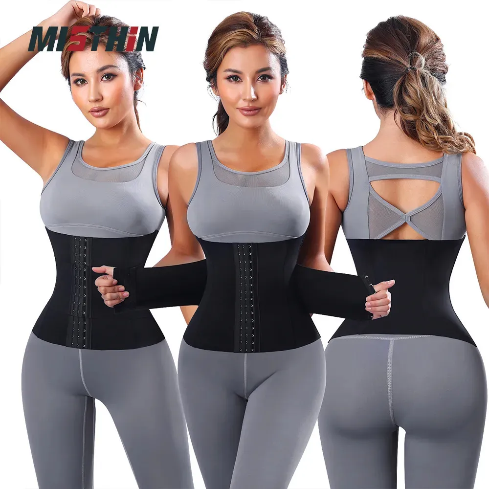 MISTHIN Womens Ice Silk Waist Tummy Control Extra Firm Compression Shapewear  With Double Belt Large Size Slimming Sweat Girdle For Body Shaping 231031  From Piao007, $14.05