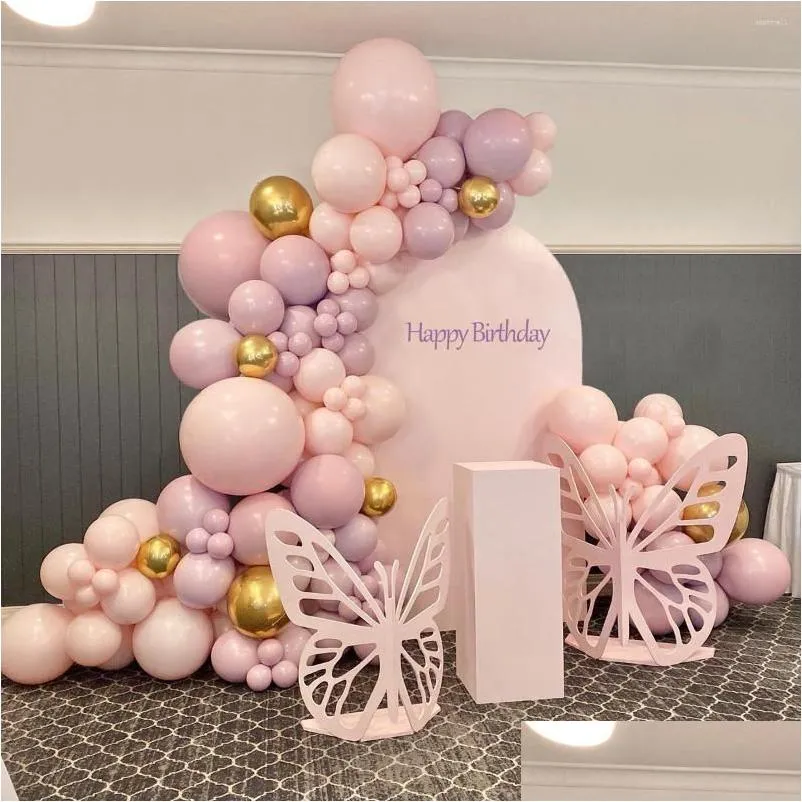 Partydekoration Partydekoration Rosa Ballon Garland Arch Kit Hochzeit Geburtstag Dekor Ballon Globos Supplies Latex Ballons Baby Showe Dh7Bw