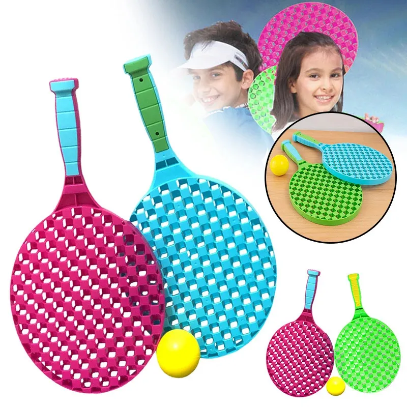 Tennisrackets Kinderracketspeelgoed met zachte schuimbal Veilige en interessante training Lichtgewicht 231031