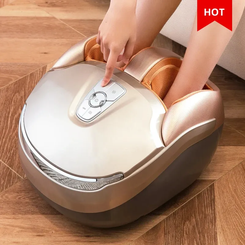 Massageador de pés MARESE M7 Plus Máquina massageadora de pés elétrica com massagem de vibração profunda aquecida rolando amassar compressão de ar presente saudável 231031