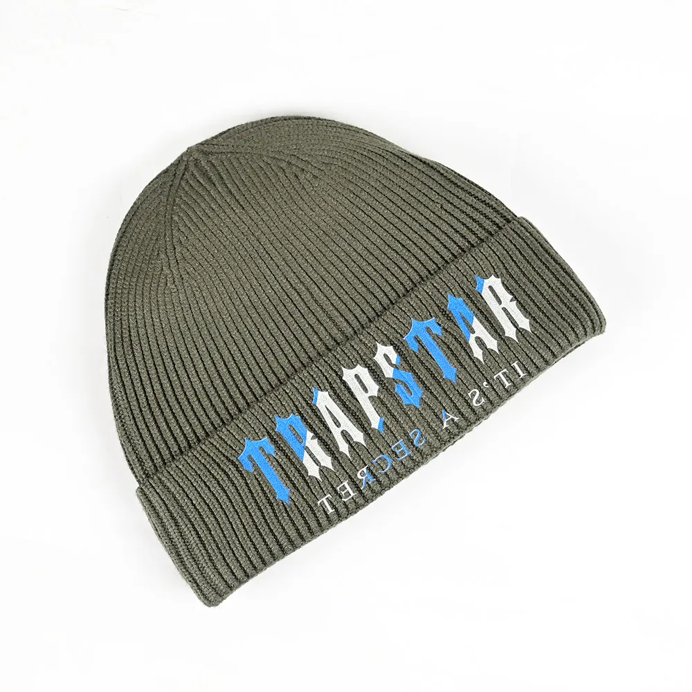 Beanie Skull Caps Nieuwe Unisex Luxe Populaire Trapstar Cap Designer Gebreide Mutsen Wollen Hoeden Herfst Winter Warme Mutsen Cap 702