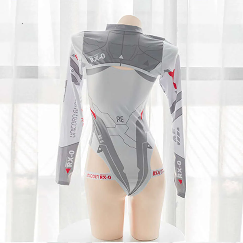Ani Game Technological Hina RX-0 Robot Warrior Bodysuit Jumpsuit Swimsuit Cosplay Costumes