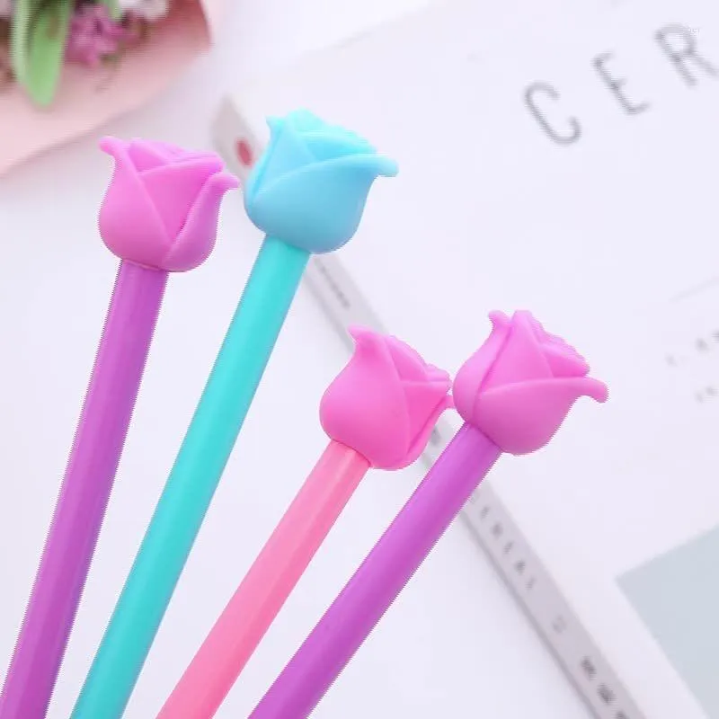 Piece Lytwtw's Stationery Creative Cute Kawaii Flower Office School Supplies Sweet Pretty Lovely Gel Pen