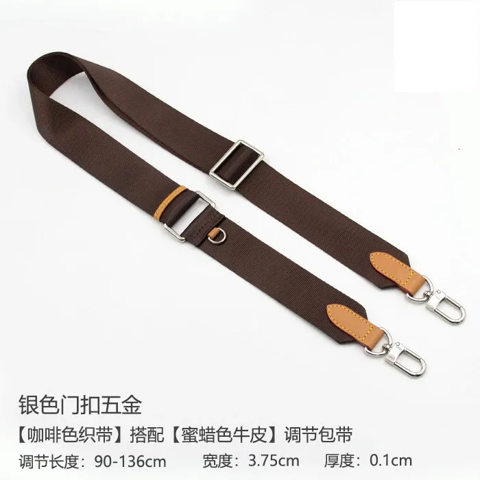 Adjustable Canvas Crossbody Bag Strap With Leather Accents Luxury Brand  Replacement Webbing For Womens Shoulder Bag 231101 From Hui06, $12.25