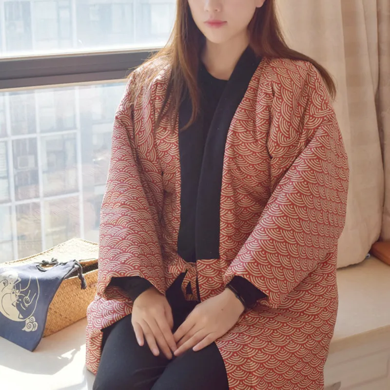 Kimono Clothing Womens Winter Haori: Japanese Winter Coats Thick