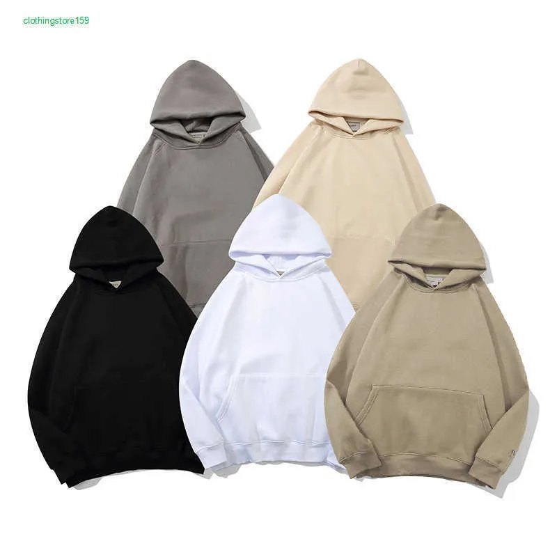 Sweats à capuche pour hommes Sweats New Ess Warm Designer Hooded Hooded Mens High Quality Streetwear Pull Loose Jumper To..