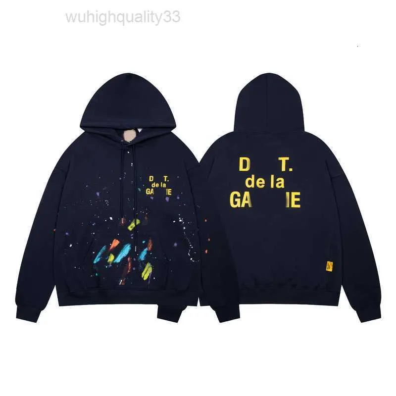 2023 Nya stildesigners Galleies Dept Hoody Mens Women Designer Depts Hoodies Winter Man Långärmade män S Womens Clothing L6