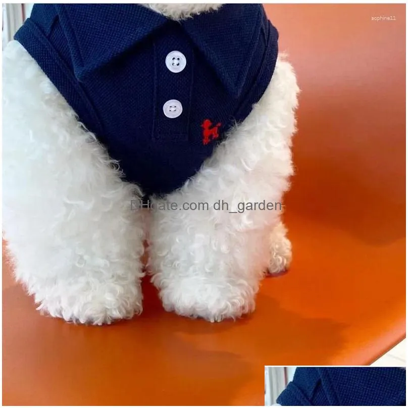 dog apparel summer polo shirt pet cooling clothes striped sweatshirt chihuahua puppy pullover vest for small medium dogs come