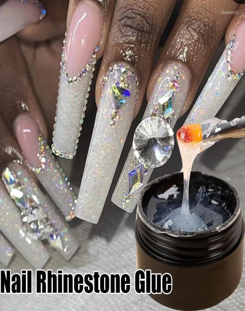 20ml Rhinestones Nail Glue Gel Polish for Nail Art Decorations Nail  Accessories Manicure
