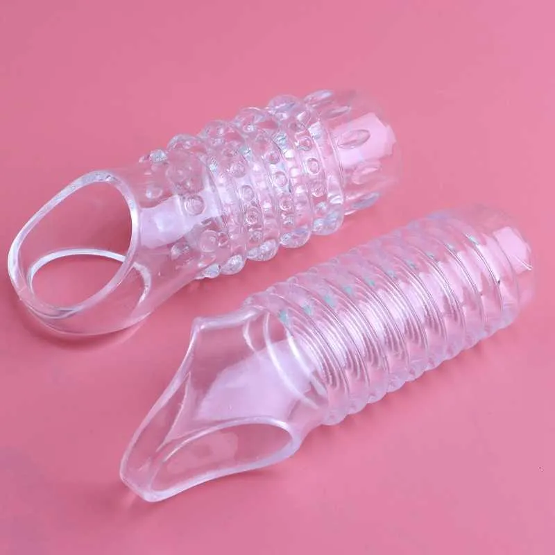 Sekspeelgoed Massager Draaddraad Piek Penis Sleeve Mannelijk Vertraagde ejaculatie Erectie vergroting van haanklep ring stimuleren voor mannenpaar