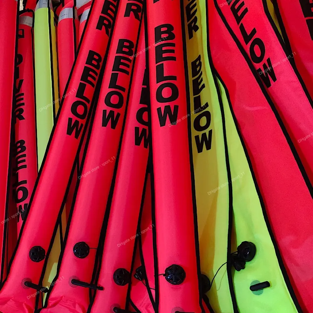 Professional Scuba Diving Surface Marker Buoy 18CM X 180CM High Quality