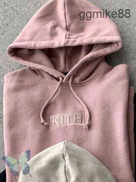 Kith Designer la più alta qualità Box Suprem Felpe con cappuccio Ricamo Kith Box Felpa con cappuccio Qualità all'interno Tag Felpe con cappuccio per uomo 9GSL