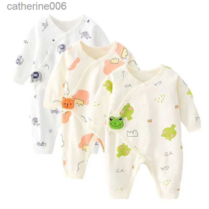 Phemsuits 0-6month حديثي الولادة Baby Girls Boys Rompers Cotton Cartoon Cartoon Cloth Without Bemsuit Spring Autumn Autumn Outdoor Clothing 2023 Newl231101