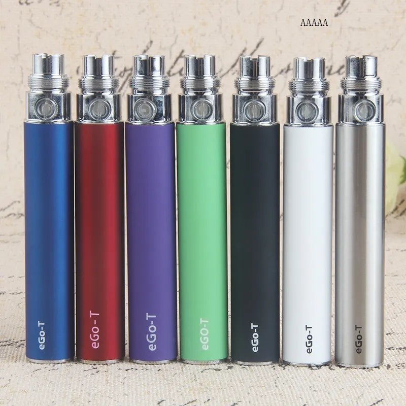 EGO-T Battery Vape Ego Evod Pen 510 Trådbatterier 650 900 1100 MAH VAPE PEN Kom med USB-laddare E-Cigs Vaporizer Best Vapes