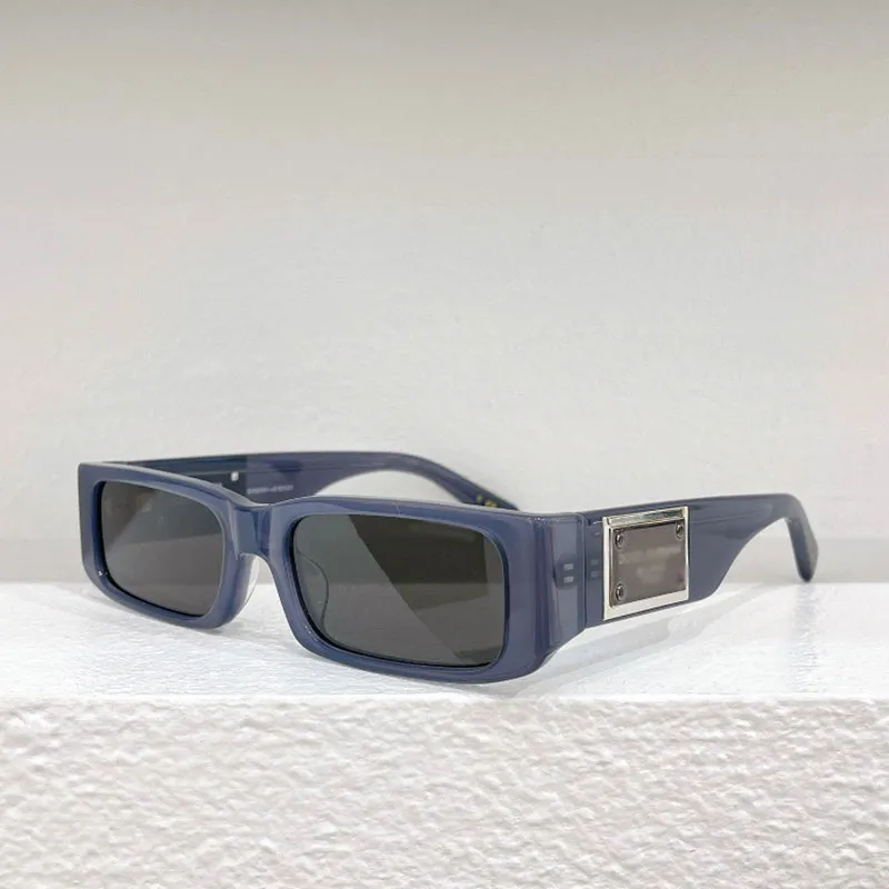 Sacoche Designer Black Rectangle Sunglasses For Women And Men