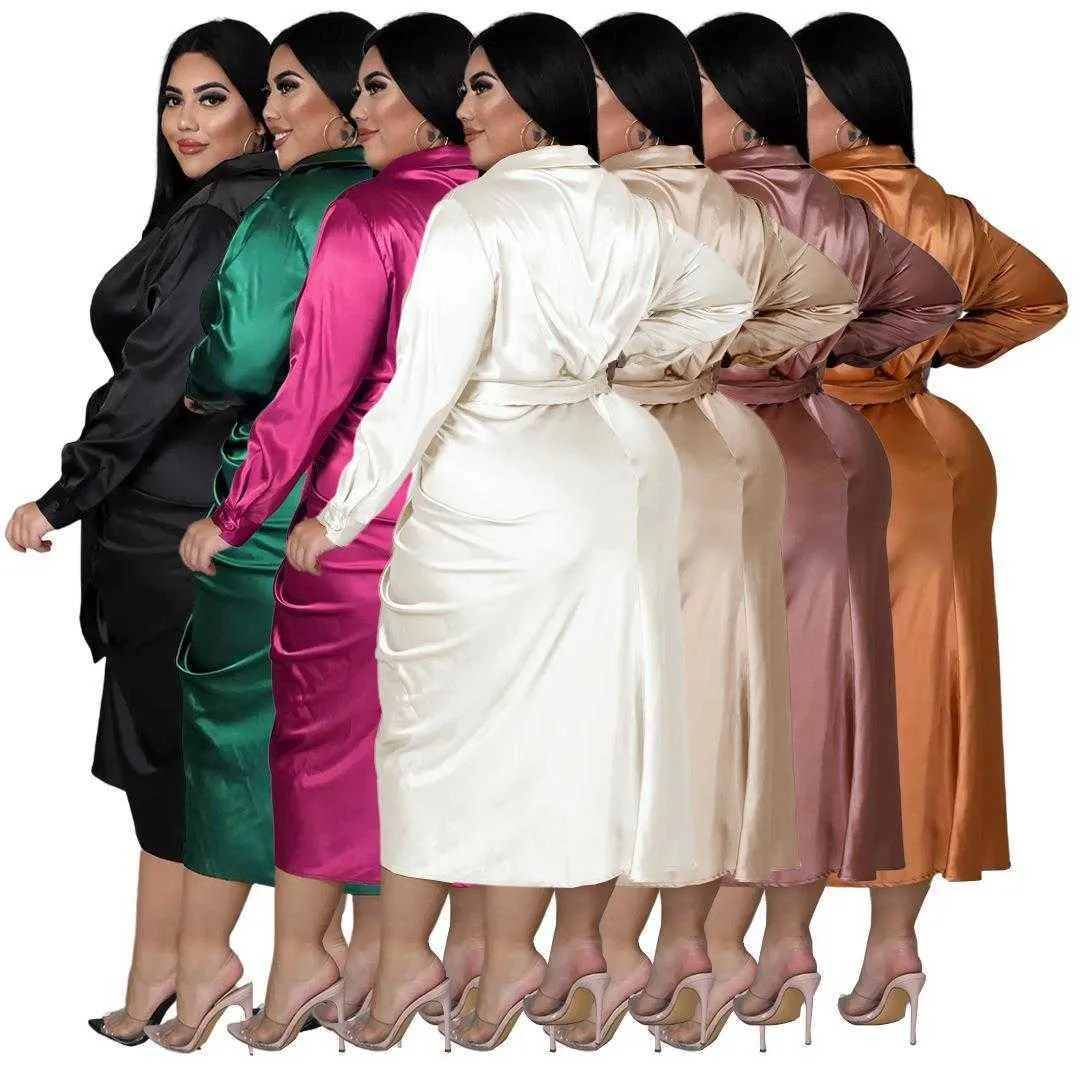 Mode grande taille femmes discothèque robes uniformes réfléchissant soie plissée dentelle