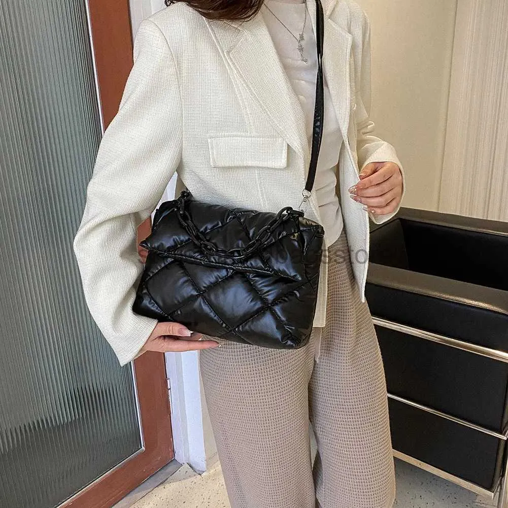 Borse a tracolla Borsa invernale da donna Mobile Space Gloss Piumino da donna Coon Jacket Soulder and Bag Ceap Project 2023 Cristmas Bagsstylishhandbagsstore