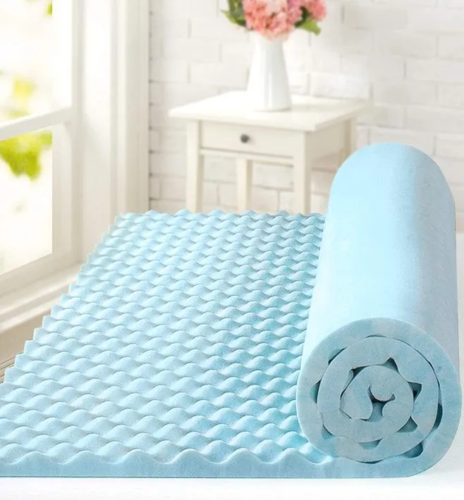 Stock Size 15 2 3 4 Inch Swirl Gel Cooling Memory Mattress TopperCooling Airflow Design3261040