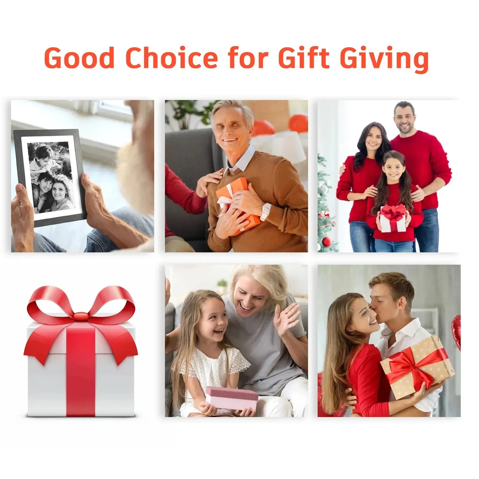 Frameo Smart Amazon Digital Photo Frame With 32GB Memory, 10.1 Inch IPS