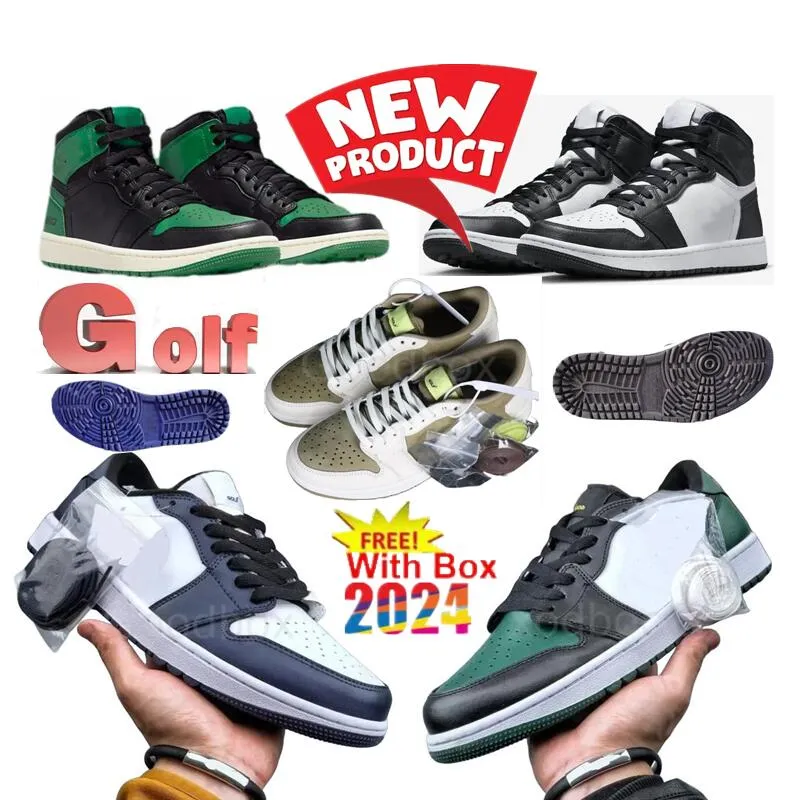 1 Low Golf Neutral Olive 1S Schoen Running Shoes Bordeaux Eastside 1961 Gift Giving High Golf Patent Midnight Navy White Black Panda Out The Mud Chicago Golf Shoe 2024